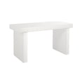 thumbnail image 2 of TOV Furniture Clara Glossy White Lacquer Desk, 2 of 6
