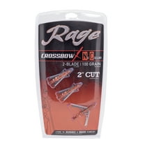 Rage NC X-Treme Crossbow Stainless Steel Blades in 100 Grain