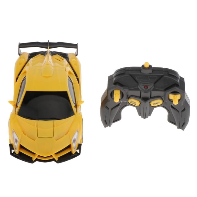 Vehículo de Deformación Hugo Coche de telemando Con Luces de sonido 360 grados Amarillo