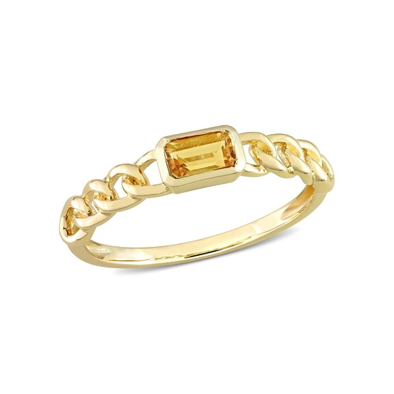 Everly Women's Citrine 10k Yellow Gold Ring