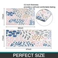 thumbnail image 7 of Multicolor Abstract Floral and Leaf Pattern Kitchen Rugs Sets Of 2,Anti Fatigue Kitchen Mat Rugs Non Slip Washable,Decorative Kitchen Floor Mats for Kitchen,Sink,Laundry,17"x30"+17"x47", 7 of 7