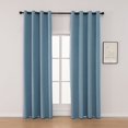thumbnail image 1 of Xiao Hua Cortina larga - Cortinas azules 132cm*213cm, 1 pieza, cortinas de poliéster, cortinas opacas para ventanas de sala de estar y dormitorio,, 1 of 5