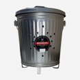 thumbnail image 2 of Behrens Cubo de Compostaje Exterior de Acero Galvanizado de 28.5L, 2 of 4