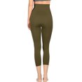 thumbnail image 3 of KOGMO Women's Active Seemless Capri Leggings with High Diamond Shaped Band 3pc, 3 of 4
