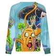 thumbnail image 2 of Adventure Time Cartoon Unisex Pullover Hoodie Fashion Round Neck Sweatshirts Sweater For Mens Womens, 2 of 6