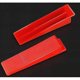 thumbnail image 3 of Cuñas para sistema de nivelación de azulejos, niveladores de cuña, espaciadores de azulejos, espaciadores niveladores de azulejos, cuñas de Clips, 100 piezas, Red Hy, 3 of 5