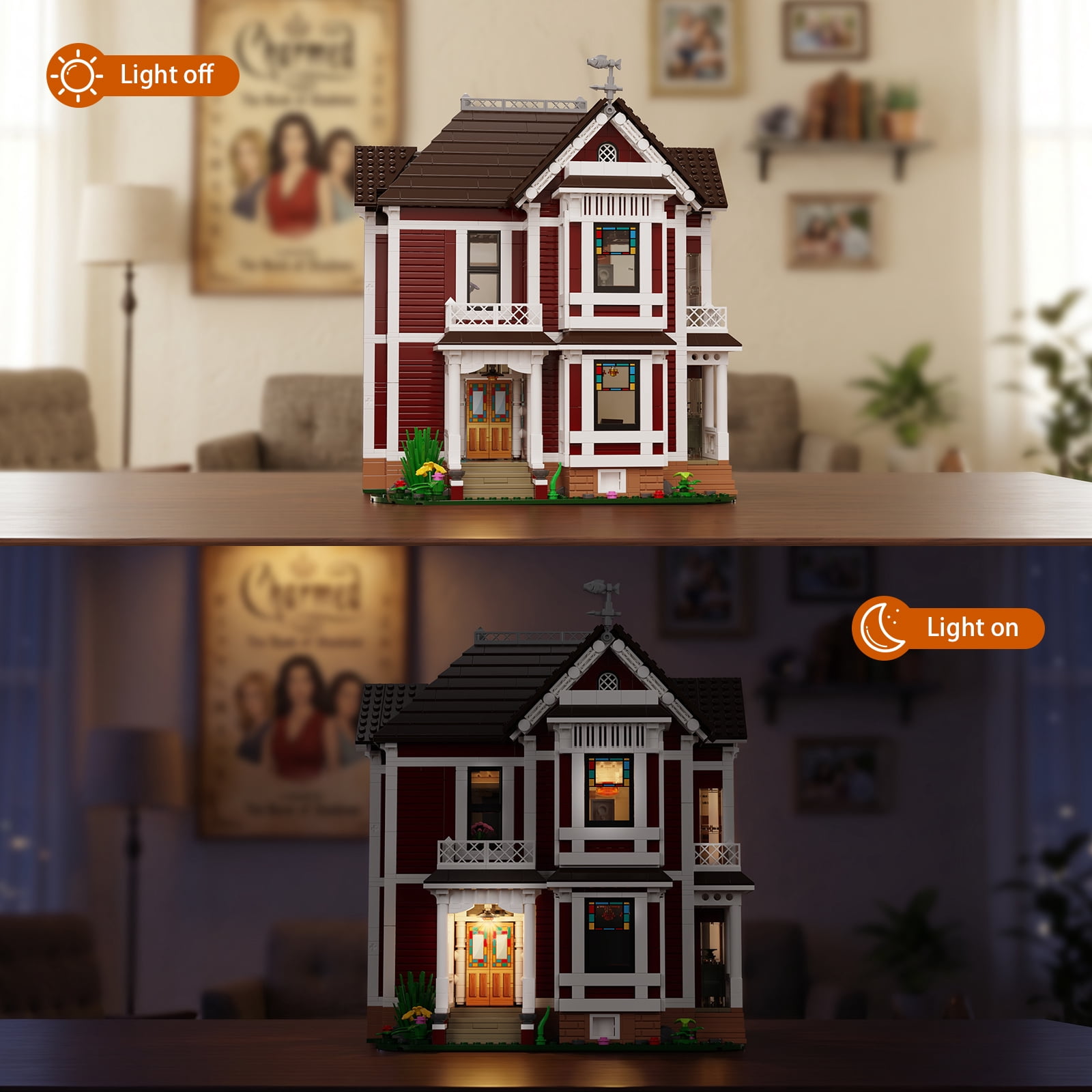Charmed Magic House Building Block Sets Halliwell Manor Horror House Blocks Toy Kit Gift Decor and Collectible Set for Adult