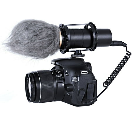 Movo VXR400 Professional Broadcast HD Condenser Stereo X/Y Capsule Microphone for DSLR Video Cameras