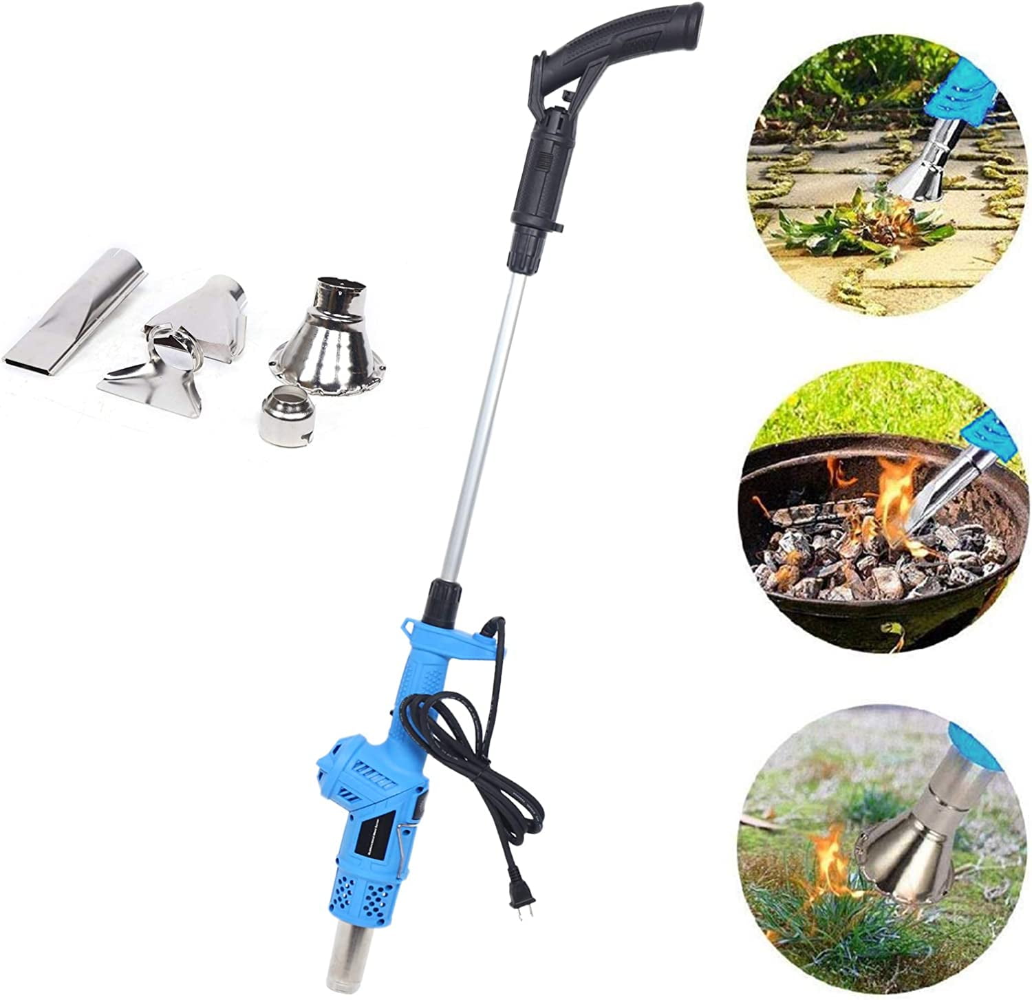 Miumaeov Electric Torch Weed Burner Snow Melter Flame Wand Igniter