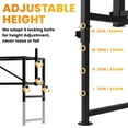 thumbnail image 2 of 51x23" Adjustable Height Goat Stand with Ramp, 500LBS Black Metal Sheep Shearing Stand, Perfect for Trimming Milking Grooming, 2 of 8