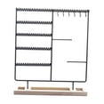 thumbnail image 4 of fenteer Jewelry Rack Rings Jewelry Display Stand for Shops Live Broadcast Photography Black, 4 of 8