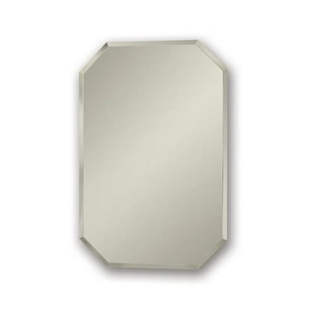 Jensen 1454 Mirage Octagonal Frameless Medicine Cabinet with Beveled Mirror