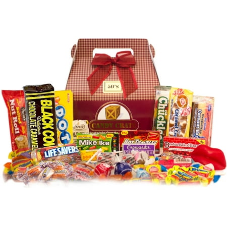 Candy Crate 1950's Retro Candy Gift Box, 2.5 lbs