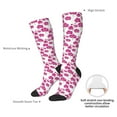 thumbnail image 6 of Fotbe Orchids Flowers print Women's Men's Novelty Crew Socks Cotton Socks Knee High Socks for Walking,Running,Nurses,Pregnancy, 6 of 8