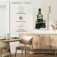 thumbnail image 5 of Elephant Stock Retro Whiskey Glasses Wall Art - Vertical Multi Panel Canvas - Living Room Wall Decor - Food And Drink Multi Panel - Black And Gray Decor - 28" x 45", 5 of 8