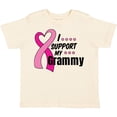 thumbnail image 3 of Inktastic Breast Cancer Awareness I Support My Grammy with Pink Ribbon Boys or Girls Toddler T-Shirt, 3 of 5