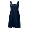 thumbnail image 3 of JIANJIA Casual Dresses For Women Summer Square Neck Cute Floral Print Strap A Line Pocket Dress Outwear, 3 of 6