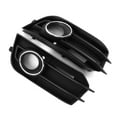 thumbnail image 4 of 8X0807681A, Fixing Installation 2PCS Black Front Bumper Fog Light Grille  for Automobiles, 4 of 8