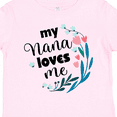thumbnail image 4 of Inktastic My Nana Loves Me Granddaughter Girls Toddler T-Shirt, 4 of 5