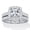 Platinum-plated Sterling Silver, variant on 2.60 Cttw Platinum-Plated White Sapphire Engagement Ring Set