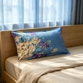 thumbnail image 5 of chaungfeng Extra-large Home Printed Spring Flowers Pillow Cases 2 Pack 20x30 inches - Skines-friendly and Breathable Pillow Cases Set of 2 for Bedroom Bedding, Gifts for Women Men (D), 5 of 6