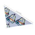 thumbnail image 3 of Naloa Police Car Dog Bandanas 1PC Washable Triangle Dog Scarfs Premium Durable Fabric, for Small Medium Large Dogs and Cats, 3 of 6