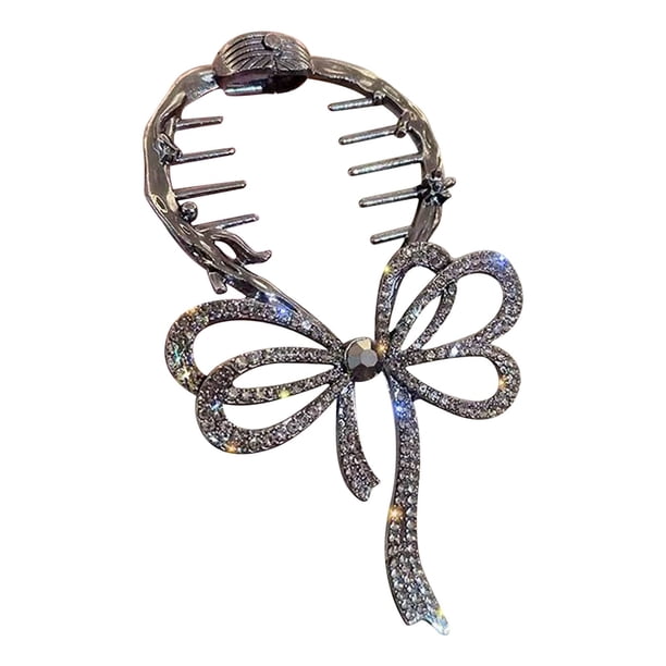 Orchid Tassel Hair Clip Meatball Hair Accessory Women's High-end Feeling Rose Hair Buckle Temperament Half Tied Bun Hair Clip