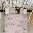 thumbnail image 3 of Boho Bohemia Rainbow Duvet Cover and Pillowcase Set for Single Bedding, Bedroom Accessories for Kids Teens, 3 of 5