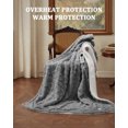 thumbnail image 4 of COZONY 50*60inch Electric Heated Blanket - Dual Control w/10 Heating Levels & 10-Hour Timer, Thick Tufted Sherpa,  Machine Washable,Gray, 4 of 10