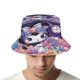 thumbnail image 4 of Kuromi Sombrero bucket para adultos, gorra de protección solar, sombrero de pescador plegable para viajes al aire libre, pesca y actividades de verano, 4 of 6