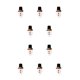 thumbnail image 1 of Bearachild Feliz Navidad botella de vino cubierta Festival barba blanca fiesta atmósferas tapa decorativa reutilizable de Navidad tapa negra gorra negra 10Conjunto, 1 of 6