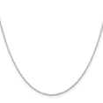 thumbnail image 2 of 925 Sterling Silver Cable Chain Styles Necklace 1.25 mm 22 inch, 2 of 4