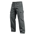 thumbnail image 3 of StSilkitty Baggy Pants for Men Elastic Waist Fishing Hiking Pants with Pockets Athletic Running Sweat Pants, 3 of 7