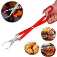 thumbnail image 4 of Pinzas de tijera de aluminio de 16,5 pulgadas, pinzas para parrilla para acampar, pinzas para barbacoa, pinzas para barbacoa ligeras y resistentes de largo alcance, duraderas, nunca se oxida, 4 of 5