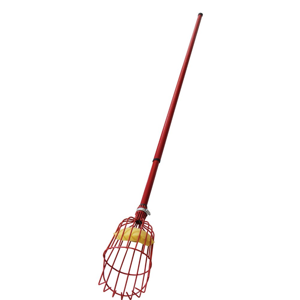 Fruit Picker Long Aluminum Telescopic Handle 10 ft Reach Peach Apple