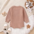 thumbnail image 4 of Gubotare Baby Sweaters for Girl Baby Boy Girl Football Outfit Cute Letter Long Sleeve Crew Neck Oversized Sweater Toddler Fall Winter Clothes Size 6 9 Months (Pink,6-9 Months), 4 of 7
