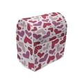 thumbnail image 1 of Valentines Stand Mixer Cover, Doodle Hand Drawns Love and Affection with Many Patterns, Kitchen Appliance Organizer Bag Cover with Pockets, 5 Quarts, Pink Ruby Dried Rose, by Ambesonne, 1 of 4