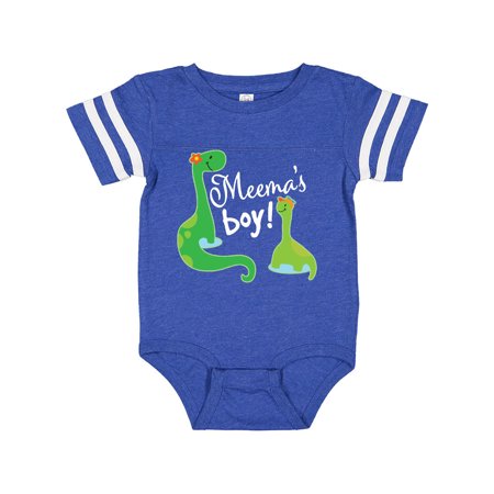 

Inktastic Meema Boy Grandson Gift Dinosaur Gift Baby Boy Bodysuit