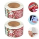 thumbnail image 3 of 2 rollos de pegatinas para embalaje de cajas de regalo, delicadas pegatinas de sellado, etiquetas adhesivas para regalo, 3 of 6