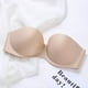 thumbnail image 2 of Sujetador sin Tirantes Antideslizante Invisible Sujetador Sin Costuras Sexy Push Up Ropa Interior para Vestido de Novia, Beige, A Inevent AP001173-05B, 2 of 7