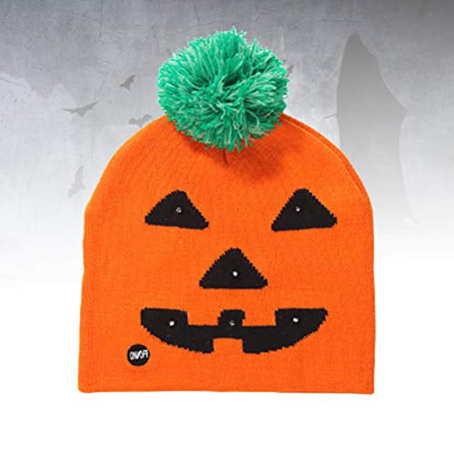 Toddler/Child  Halloween Beenie Details about   Knit Pumpkin Hat