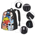 thumbnail image 2 of Easygdp Funny Cats Mochila de Gran Capacidad Minimalista Ideal para Escuela, Viajes y Uso Diario, 2 of 6