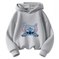 thumbnail image 2 of Sudadera con capucha de punto para niños y niñas, sudadera de manga larga para bebés, sudadera de punto de otoño para niños de 3 a 14 años, ropa de calle para niñas, 2 of 5