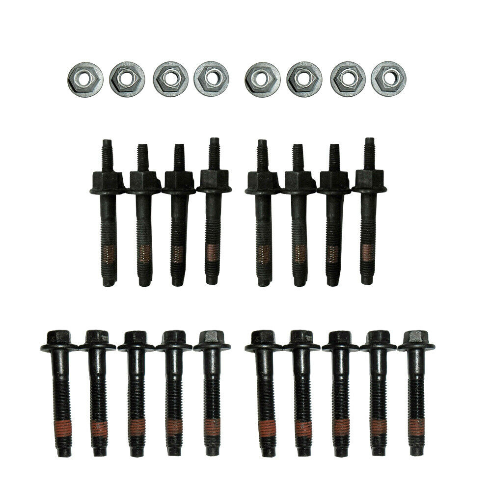 2 X New HEMI Exhaust Manifold Bolts & Nuts Set For 20122018 Ram 1500 2500 3500