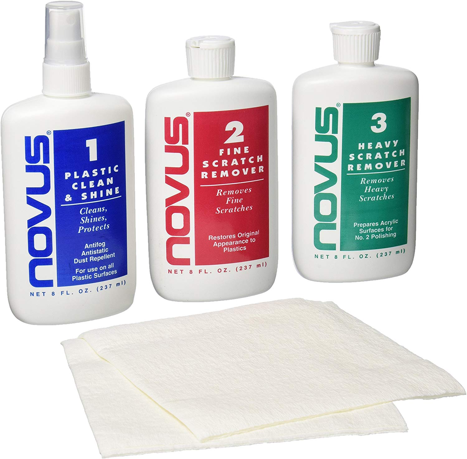 Novus 7100 Plastic Polish Kit 8 Ounce