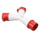 thumbnail image 3 of Conectado industrial de 3 vías, confiable eficiente 5 núcleos 16a conector de 3 vías shell ip44 impermeable para el aeropuerto para la planta de energía para la agricultura, 3 of 7