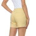 thumbnail image 3 of HDE Women Chino Shorts 5" Inseam Summer Shorts Khaki 26-28, 3 of 5