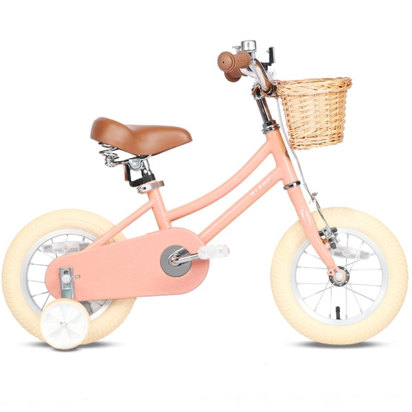 Glerc Kids Girls Bike for 28 Years Old Little Girls Retro Vintage Style Bicycles with Training