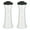 Black, variant on Salt and Pepper 2-Shaker Set, Airtight Lids, BPA-Free, Dishwasher Safe