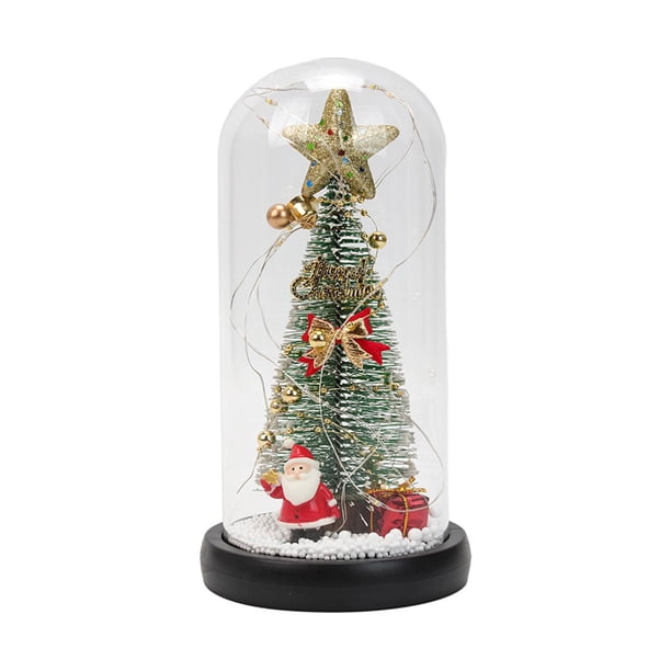 Luces LED para árbol de Navidad, decoraciones para árboles de Navidad, regalos para amigos, familiares. Papá Noel